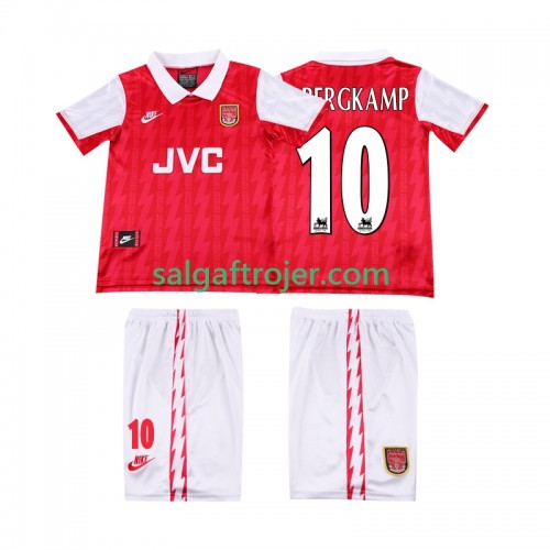 Arsenal BERGKAMP 10 Fodboldtrøjer Børn Retro Hjemmebanesæt 1994 1996 Kort ærmer Arsenal BERGKAMP 10 Fodboldtrøjer Børn Retro Hjemmebanesæt 1994 1996 Kort ærmer